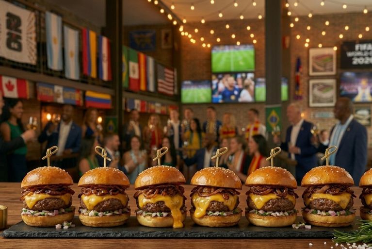 Las mini hamburguesas que celebran cada gol